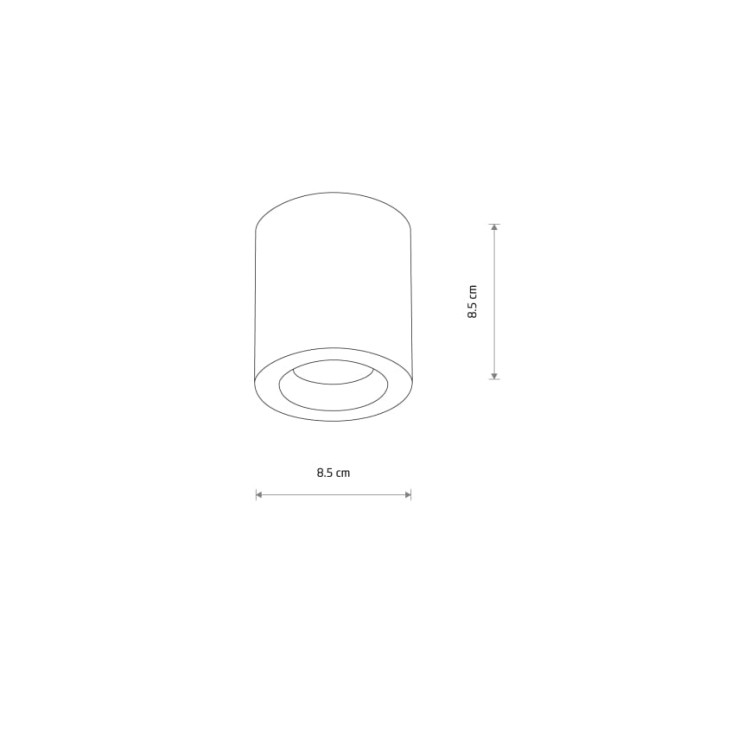 Natynkowa oprawa sufitowa lampa punktowa CEARA BLACK 10714 NOWODVORSKI Lighting GU10 IP44 spot natynkowa nowoczesna oświetleniowa czarna czarny Inspiracje Premium