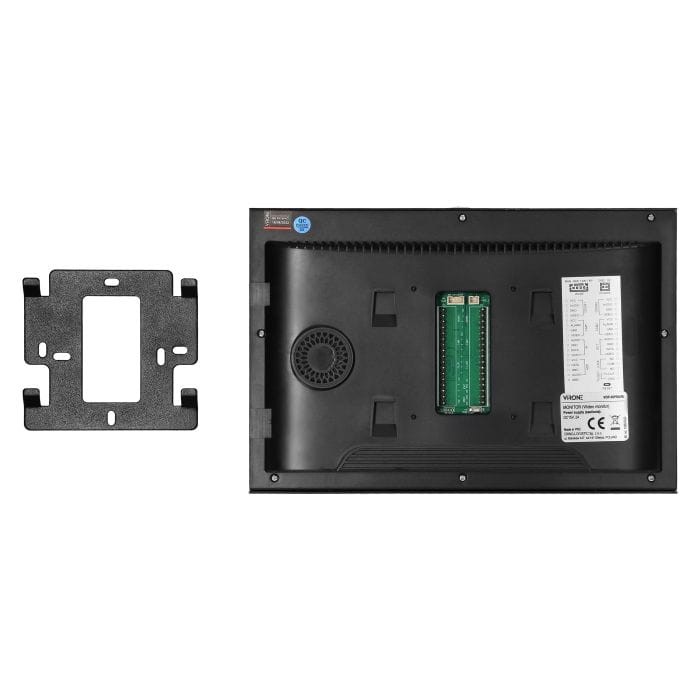 Wideodomofon VDP-66/B Virone Zestaw wideodomofonowy, bezsłuchawkowy, monitor 10" LCD, menu OSD, WI-FI + APP na telefon, z gniazdem na kartę pamięci TF, z kamerą Full HD 1080p, szyfratorem i czytnikiem kart i breloków zbliżeniowych, czarny, BESAR