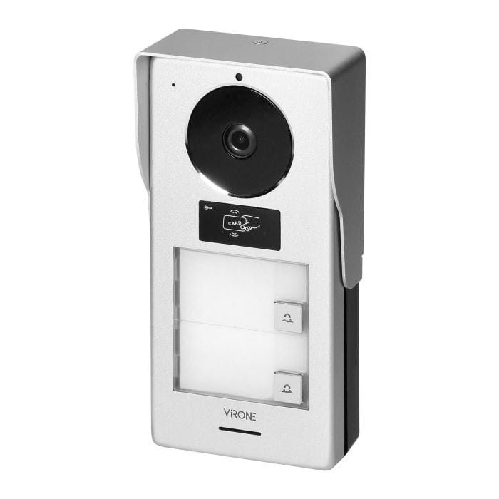 Wideodomofon VDP-69 Virone PAVONIS MULTI, zestaw wideodomofonowy, bezsłuchawkowy, monitor dotykowy 7" LCD, Wi-Fi  + APP na telefon, z gniazdem na kartę pamięci, z kamerą Full HD 1080p, czytnikiem kart i breloków zbliżeniowych 125kHz