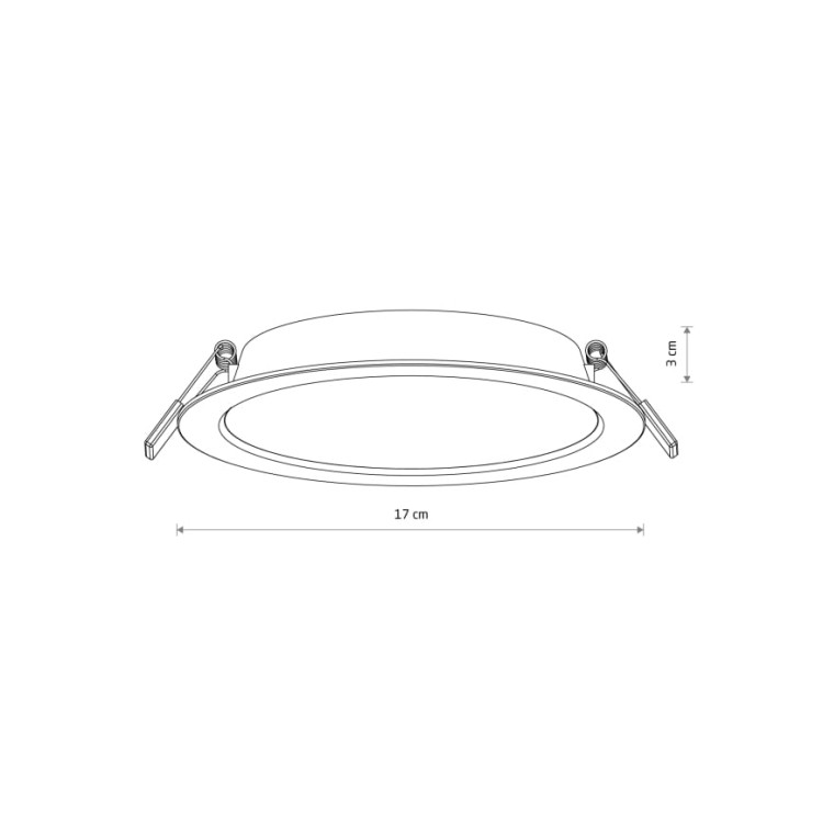 Sufitowa oprawa downlight LED okrągła MYKONOS LED 15W WH 10541 Nowodvorski Lighting 4000K wpuszczane do zabudowy sufitu podwieszanego lampa oprawa punktowa podtynkowa barwa dzienna neutralna biała białe biały Inspiracje Premium