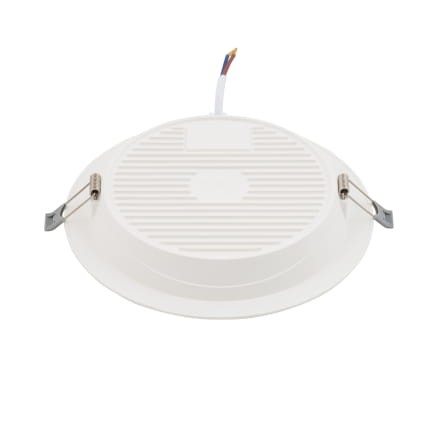 Sufitowa oprawa downlight LED okrągła MYKONOS LED 18W WH 10542 Nowodvorski Lighting 3000K wpuszczane do zabudowy sufitu podwieszanego lampa oprawa punktowa podtynkowa barwa ciepła ciepłobiała biała białe biały Inspiracje Premium
