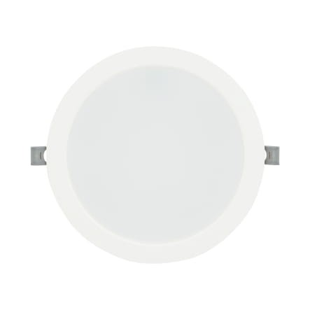 Sufitowa oprawa downlight LED okrągła MYKONOS LED 18W WH 10542 Nowodvorski Lighting 3000K wpuszczane do zabudowy sufitu podwieszanego lampa oprawa punktowa podtynkowa barwa ciepła ciepłobiała biała białe biały Inspiracje Premium
