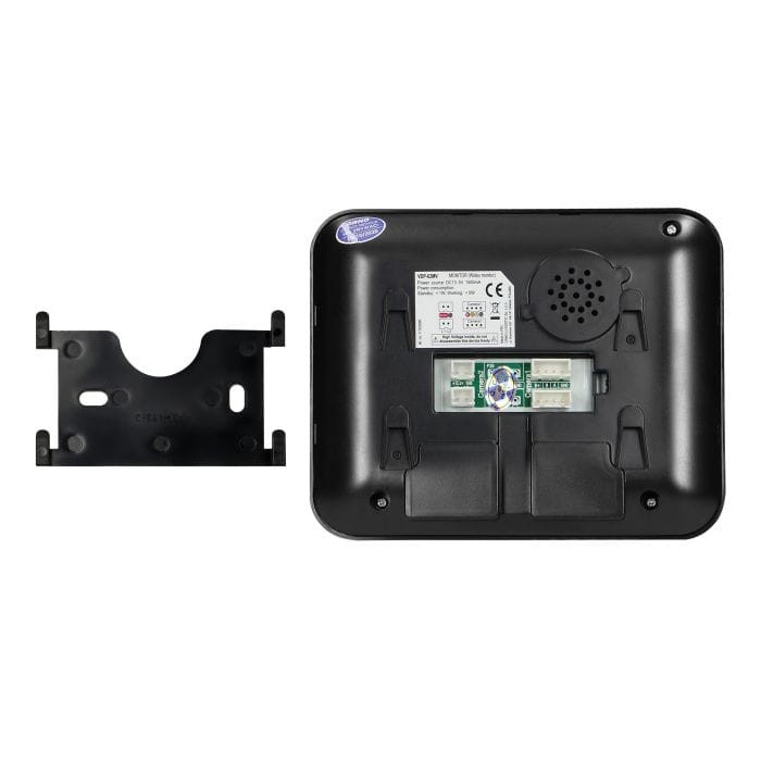 Wideodomofon VDP-62 Virone Zestaw wideodomofonowy bezsłuchawkowy, monitor 4,3" LCD, z czytnikiem breloków zbliżeniowych 125kHz, czarny, ENIF RFID