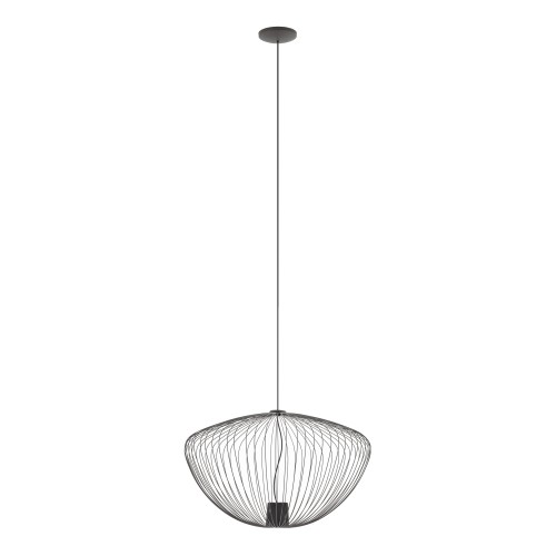Lampa sufitowa Wisząca PUMPKIN M UMBRA GRAY 11245 Nowodvorski Lighting 1x GU10 z drutów druciana metal metalowa szara szary zwis Inspiracje Premium