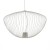 Lampa sufitowa Wisząca PUMPKIN L SILK GRAY 11251 Nowodvorski Lighting 1x GU10 z drutów druciana metal metalowa szara szary zwis Inspiracje Premium