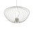 Lampa sufitowa Wisząca PUMPKIN L SILK GRAY 11251 Nowodvorski Lighting 1x GU10 z drutów druciana metal metalowa szara szary zwis Inspiracje Premium
