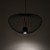 Lampa sufitowa Wisząca PUMPKIN M UMBRA GRAY 11245 Nowodvorski Lighting 1x GU10 z drutów druciana metal metalowa szara szary zwis Inspiracje Premium