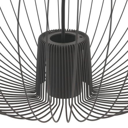 Lampa sufitowa Wisząca PUMPKIN M UMBRA GRAY 11245 Nowodvorski Lighting 1x GU10 z drutów druciana metal metalowa szara szary zwis Inspiracje Premium