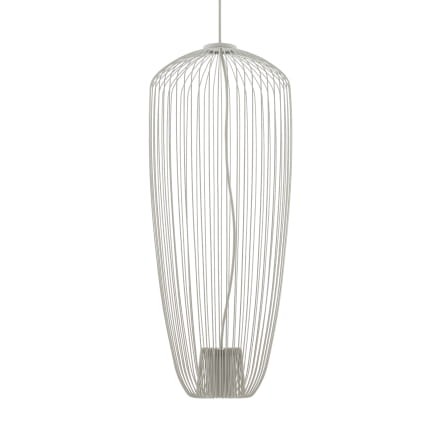 Lampa sufitowa Wisząca PUMPKIN S SILK GRAY 11242 Nowodvorski Lighting 1x GU10 z drutów druciana metal metalowa szara szary zwis Inspiracje Premium