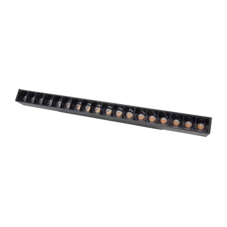 Oprawa Liniowa Lampa Raster LED 33cm 18W do Szynoprzewodu Szyny niskonapięciowy System SHIFT BASIC GRID M WLD+70011WW WOJNAROWSKI Lighting 3000K Loft nowoczesna sufitowy ścienny oświetlenie szynowe listwa natynkowa podtynkowa 48V czarna Inspiracje Premium
