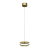 Lampa sufitowa wisząca okrąg koło Industrialna Loft PRECIOSA 25W LED ML0998 Milagro 4000K nowoczesna oprawa oświetleniowa okrągła metal żyrandol złoty złota zwis Inspiracje Premium