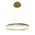 Lampa sufitowa wisząca okrąg koło Industrialna Loft PRECIOSA 52W LED ML0999 Milagro 4000K nowoczesna oprawa oświetleniowa okrągła metal żyrandol złoty złota zwis Inspiracje Premium