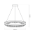 Lampa sufitowa wisząca okrąg koło Industrialna Loft PRECIOSA 52W LED ML0999 Milagro 4000K nowoczesna oprawa oświetleniowa okrągła metal żyrandol złoty złota zwis Inspiracje Premium