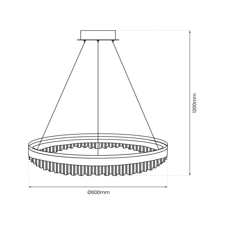 Lampa sufitowa wisząca okrąg koło Industrialna Loft PRECIOSA 52W LED ML0999 Milagro 4000K nowoczesna oprawa oświetleniowa okrągła metal żyrandol złoty złota zwis Inspiracje Premium