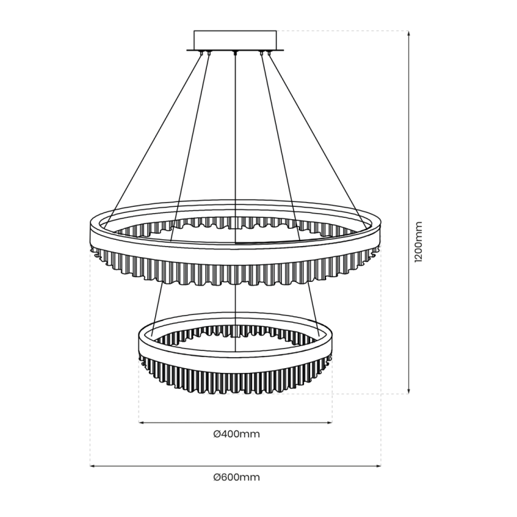 Lampa sufitowa wisząca okrąg koło Industrialna Loft PRECIOSA 85W LED ML1000 Milagro 4000K nowoczesna oprawa oświetleniowa okrągła metal żyrandol złoty złota zwis Inspiracje Premium