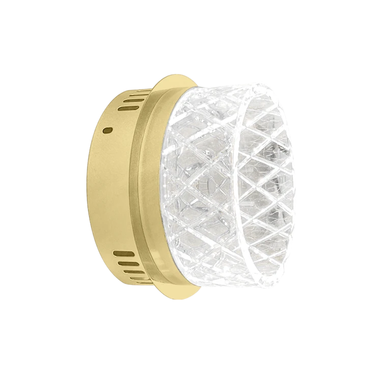 Lampa ścienna Kinkiet ELEGANCE 9W LED ML0994 Milagro nowoczesna oprawa oświetleniowa metal złota złoty pojedynczy Inspiracje Premium