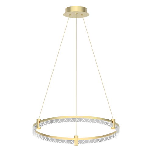 Lampa sufitowa wisząca okrąg koło Industrialna Loft ELEGANCE 36W LED ML0996 Milagro 4000K nowoczesna oprawa oświetleniowa okrągła metal żyrandol złoty złota zwis Inspiracje Premium