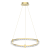 Lampa sufitowa wisząca okrąg koło Industrialna Loft ELEGANCE 36W LED ML0996 Milagro 4000K nowoczesna oprawa oświetleniowa okrągła metal żyrandol złoty złota zwis Inspiracje Premium