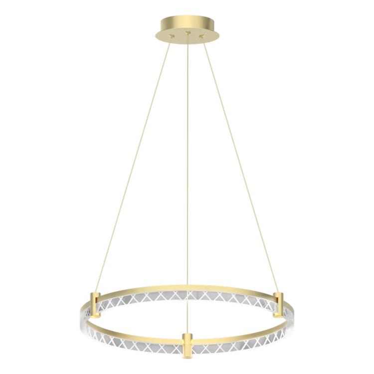 Lampa sufitowa wisząca okrąg koło Industrialna Loft ELEGANCE 36W LED ML0996 Milagro 4000K nowoczesna oprawa oświetleniowa okrągła metal żyrandol złoty złota zwis Inspiracje Premium