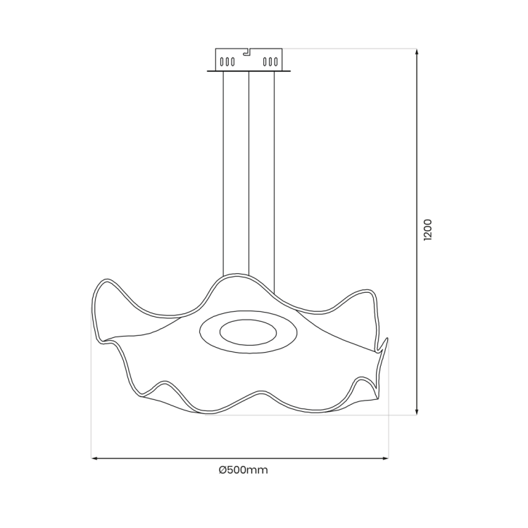 Lampa sufitowa wisząca LARGO 16W LED ML1042 Milagro nowoczesna oprawa oświetleniowa metal żyrandol akryl złota złoty zwis Inspiracje Premium