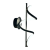 Lampa ścienna Kinkiet TWIST 12W LED ML1058 Milagro nowoczesna oprawa oświetleniowa metal czarna czarny pojedynczy Inspiracje Premium