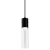 Lampa sufitowa wisząca RICKY Czarny 1xGU10 ML1088 Milagro GU10 oświetleniowa żyrandol nowoczesna metal szkło do Kuchni Jadalni nad stół blat wyspę czarna pojedyncza Inspiracje Premium