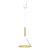 Lampa sufitowa wisząca PERU WHITE 1xE27 MLP0979 Milagro E27 oświetleniowa żyrandol nowoczesna metal szkło do Kuchni Jadalni nad stół blat wyspę biała biały biało złota pojedyncza Inspiracje Premium