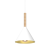 Lampa sufitowa wisząca PERU WHITE 1xE27 MLP0979 Milagro E27 oświetleniowa żyrandol nowoczesna metal szkło do Kuchni Jadalni nad stół blat wyspę biała biały biało złota pojedyncza Inspiracje Premium