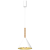Lampa sufitowa wisząca PERU WHITE 1xE27 MLP0979 Milagro E27 oświetleniowa żyrandol nowoczesna metal szkło do Kuchni Jadalni nad stół blat wyspę biała biały biało złota pojedyncza Inspiracje Premium