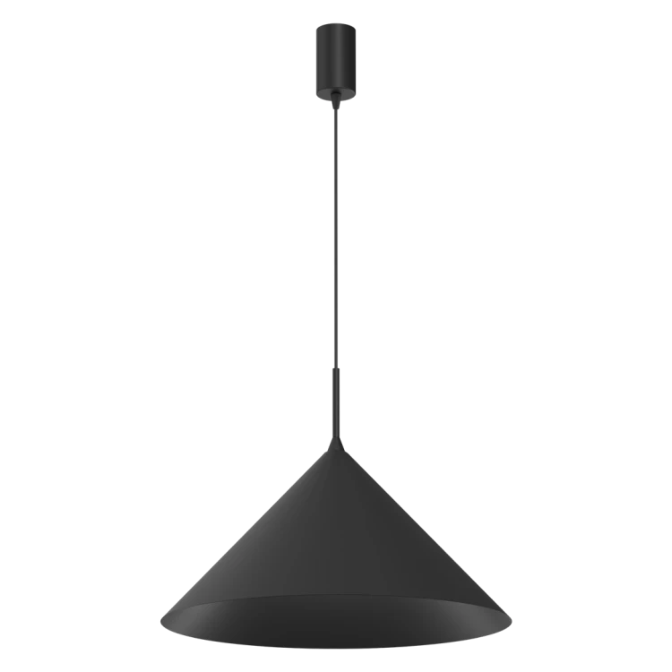 Lampa sufitowa wisząca CAPITAL BLACK 1xGX53 MLP0952 Milagro 46cm GX53 oświetleniowa żyrandol nowoczesna metal do Kuchni Jadalni nad stół blat wyspę czarna czarny pojedyncza Inspiracje Premium