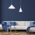 Lampa sufitowa wisząca CAPITAL WHITE 1xGX53 MLP0953 Milagro 46cm GX53 oświetleniowa żyrandol nowoczesna metal do Kuchni Jadalni nad stół blat wyspę biała biały pojedyncza Inspiracje Premium