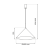 Lampa sufitowa wisząca CAPITAL WHITE 1xGX53 MLP0953 Milagro 46cm GX53 oświetleniowa żyrandol nowoczesna metal do Kuchni Jadalni nad stół blat wyspę biała biały pojedyncza Inspiracje Premium
