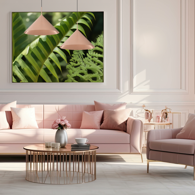 Lampa sufitowa wisząca CAPITAL ROSE GOLD 1xGX53 MLP0954 Milagro 46cm GX53 oświetleniowa żyrandol nowoczesna metal do Kuchni Jadalni nad stół blat wyspę miedziana miedziany pojedyncza Inspiracje Premium
