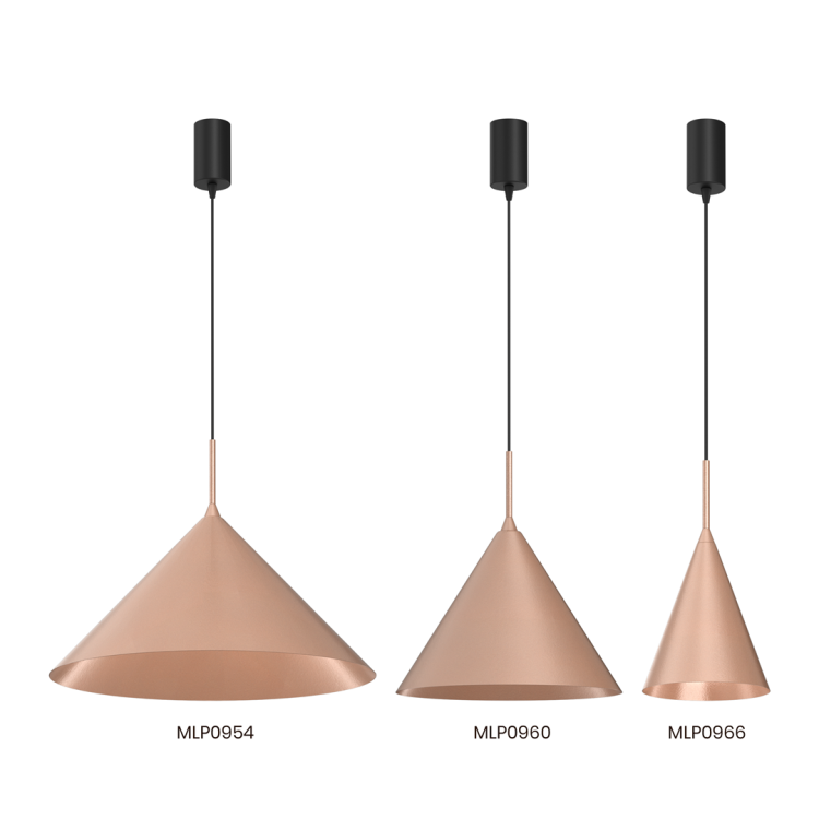 Lampa sufitowa wisząca CAPITAL ROSE GOLD 1xGX53 MLP0954 Milagro 46cm GX53 oświetleniowa żyrandol nowoczesna metal do Kuchni Jadalni nad stół blat wyspę miedziana miedziany pojedyncza Inspiracje Premium