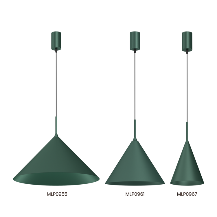 Lampa sufitowa wisząca CAPITAL GREEN 1xGX53 MLP0955 Milagro 46cm GX53 oświetleniowa żyrandol nowoczesna metal do Kuchni Jadalni nad stół blat wyspę butelkowa zieleń zielona zielony pojedyncza Inspiracje Premium