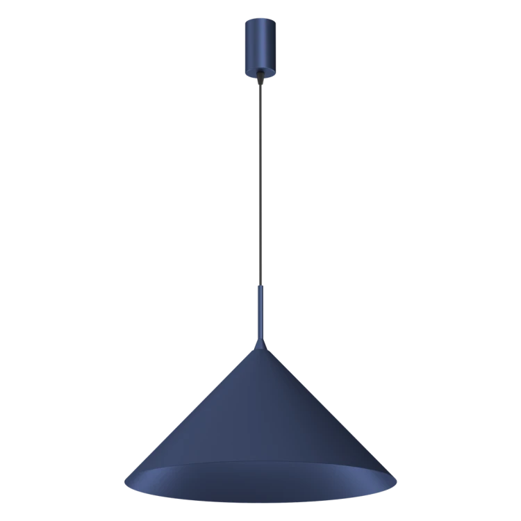 Lampa sufitowa wisząca CAPITAL NAVY BLUE 1xGX53 MLP0956 Milagro 46cm GX53 oświetleniowa żyrandol nowoczesna metal do Kuchni Jadalni nad stół blat wyspę granatowa granatowy pojedyncza Inspiracje Premium