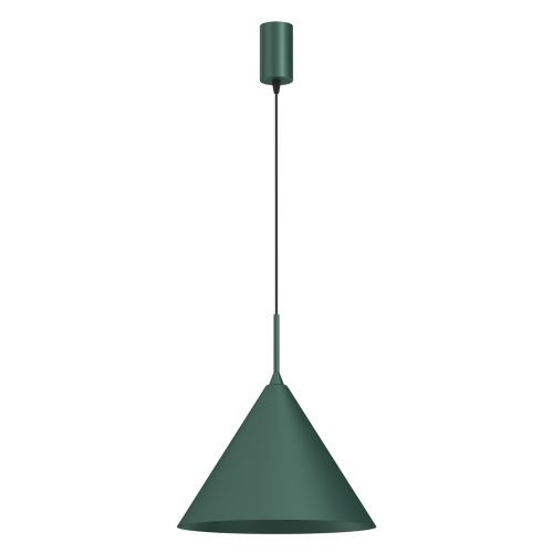 Lampa sufitowa wisząca CAPITAL GREEN 1xGX53 MLP0961 Milagro 32cm GX53 oświetleniowa żyrandol nowoczesna metal do Kuchni Jadalni nad stół blat wyspę butelkowa zieleń zielona zielony pojedyncza Inspiracje Premium