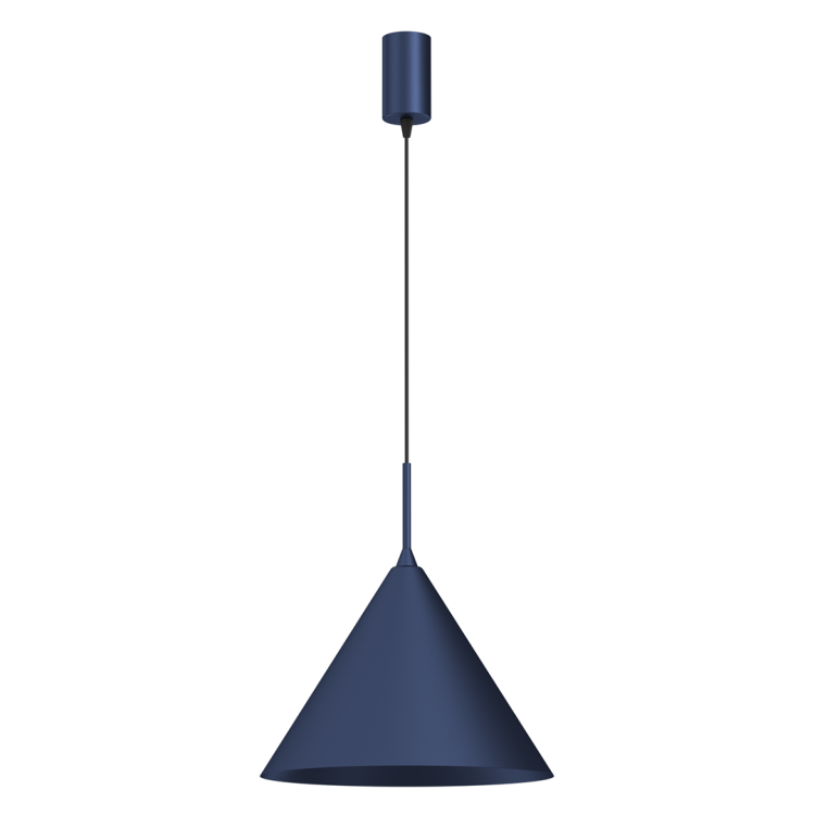 Lampa sufitowa wisząca CAPITAL NAVY BLUE 1xGX53 MLP0962 Milagro 32cm GX53 oświetleniowa żyrandol nowoczesna metal do Kuchni Jadalni nad stół blat wyspę granatowa granatowy pojedyncza Inspiracje Premium