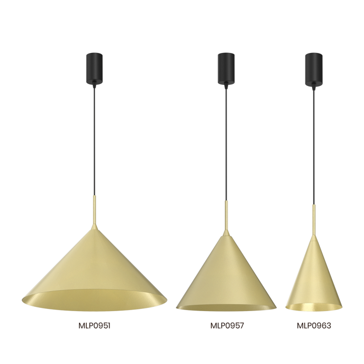 Lampa sufitowa wisząca CAPITAL GOLD 1xGX53 MLP0963 Milagro 17cm GX53 oświetleniowa żyrandol nowoczesna metal do Kuchni Jadalni nad stół blat wyspę złota złoty pojedyncza Inspiracje Premium