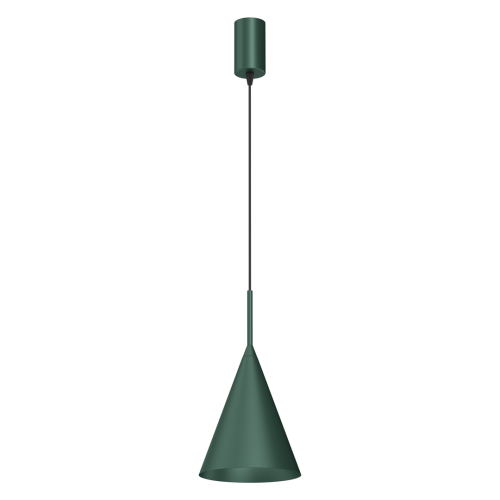 Lampa sufitowa wisząca CAPITAL GREEN 1xGX53 MLP0967 Milagro 17cm GX53 oświetleniowa żyrandol nowoczesna metal do Kuchni Jadalni nad stół blat wyspę butelkowa zieleń zielona zielony pojedyncza Inspiracje Premium
