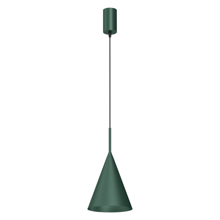 Lampa sufitowa wisząca CAPITAL GREEN 1xGX53 MLP0967 Milagro 17cm GX53 oświetleniowa żyrandol nowoczesna metal do Kuchni Jadalni nad stół blat wyspę butelkowa zieleń zielona zielony pojedyncza Inspiracje Premium
