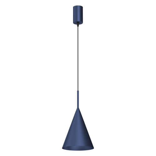 Lampa sufitowa wisząca CAPITAL NAVY BLUE 1xGX53 MLP0968 Milagro 17cm GX53 oświetleniowa żyrandol nowoczesna metal do Kuchni Jadalni nad stół blat wyspę granatowa granatowy pojedyncza Inspiracje Premium