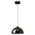 Lampa sufitowa wisząca GAMMA BLACK 1xE27 MLP1063 Milagro E27 x1 nowoczesna oprawa oświetleniowa metal szkło żyrandol do kuchni salonu nad stół czarny czarna zwis Inspiracje Premium