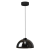 Lampa sufitowa wisząca GAMMA BLACK 1xE27 MLP1063 Milagro E27 x1 nowoczesna oprawa oświetleniowa metal szkło żyrandol do kuchni salonu nad stół czarny czarna zwis Inspiracje Premium