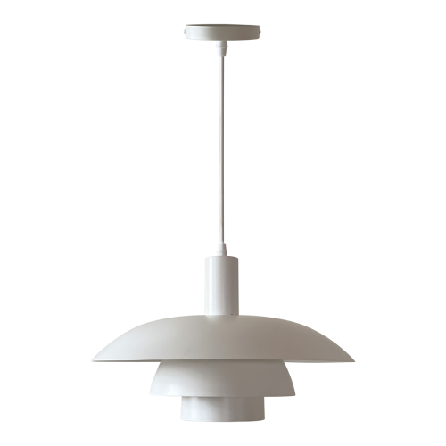 Lampa sufitowa wisząca FERRO 1xE27 ML1048 Milagro E27 oświetleniowa żyrandol nowoczesna metal do Kuchni Jadalni nad stół blat wyspę biały biała pojedyncza Inspiracje Premium
