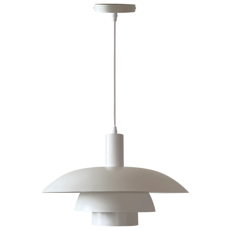 Lampa sufitowa wisząca FERRO 1xE27 ML1048 Milagro E27 oświetleniowa żyrandol nowoczesna metal do Kuchni Jadalni nad stół blat wyspę biały biała pojedyncza Inspiracje Premium