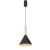 Lampa sufitowa wisząca PERU BLACK 1xE27 MLP0977 Milagro E27 oświetleniowa żyrandol nowoczesna metal szkło do Kuchni Jadalni nad stół blat wyspę czarna carny czarno złota mosiądz pojedyncza Inspiracje Premium
