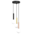 Lampa sufitowa wisząca PLAY BLACK 3xG9 MLP0969 Milagro 3x G9 kule kula oświetleniowa żyrandol nowoczesna metal szkło do Kuchni Jadalni nad stół blat wyspę czarna czarny czarno złota miedziana miedź potrójna Inspiracje Premium