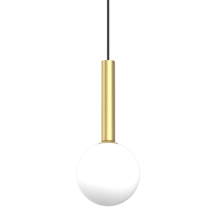 Lampa sufitowa wisząca PLAY GOLD 1xG9 MLP0971 Milagro 1x G9 kula oświetleniowa żyrandol nowoczesna metal szkło do Kuchni Jadalni nad stół blat wyspę czarna czarny czarno złota pojedyncza Inspiracje Premium