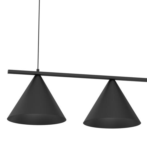Lampa sufitowa wisząca CAPITAL CZARNY 3xGX53 MLP0938 Milagro GX53 x3 oświetleniowa żyrandol nowoczesna metal do Kuchni Jadalni nad stół blat wyspę czarna czarny potrójna Inspiracje Premium